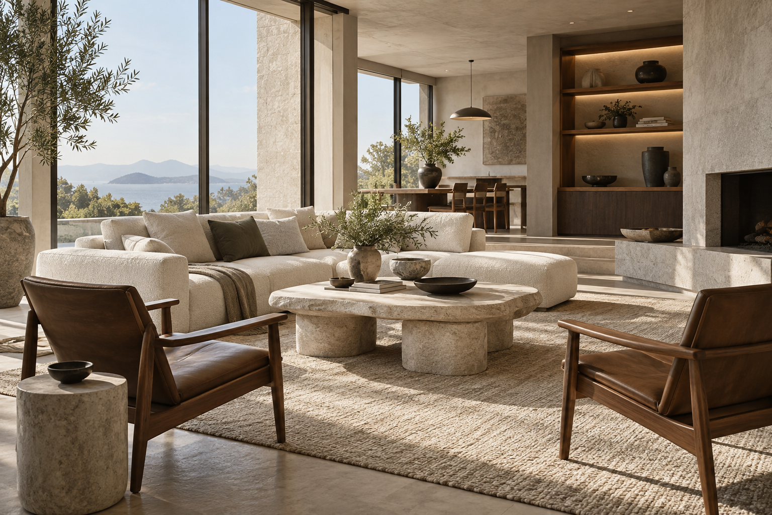 Contemporary furniture interior concept