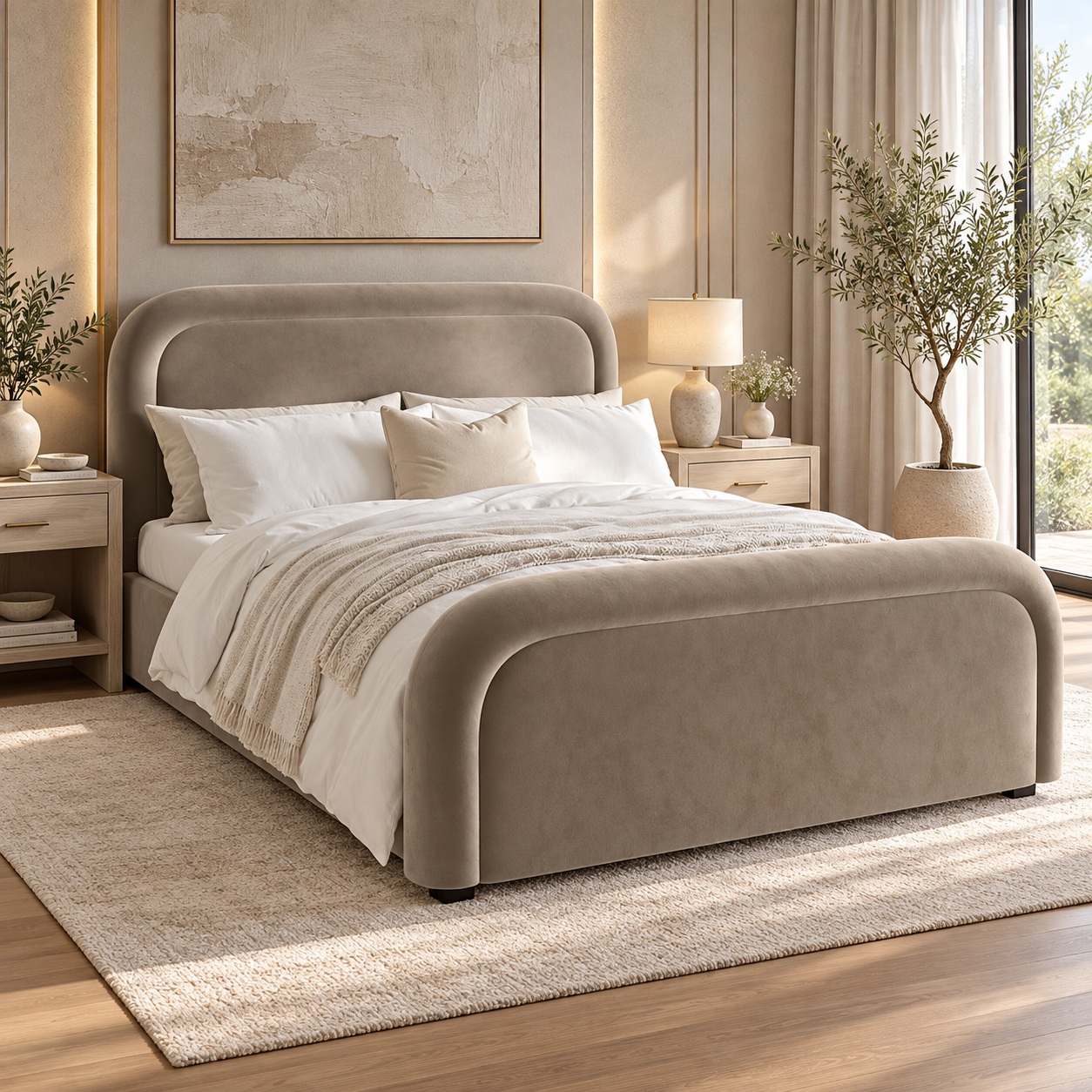 Serena Curve Bed