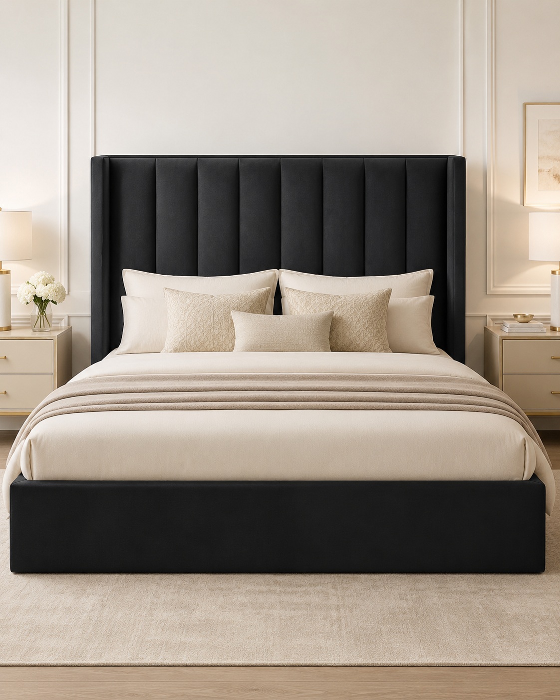 Noir Wing Bed