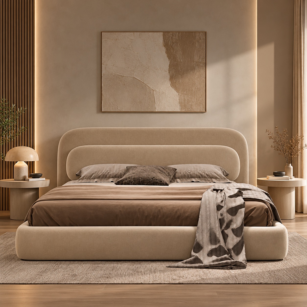 Cairo Curve Bed